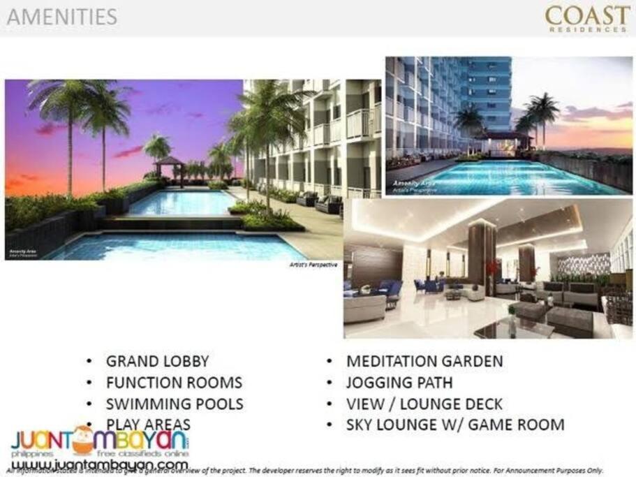 Smdc Coast Residences Lovely Fully-Furnished 1 Bedroom Condo With Pool Manila Kültér fotó
